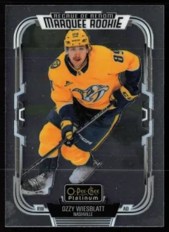 2025 2025-26 O-Pee-Chee Platinum Ozzy Wiesblatt Hockey card front — Card Source Canada