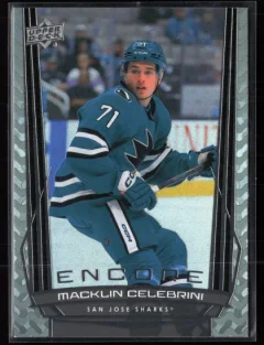 2025 2025-26 Upper Deck Macklin Celebrini Hockey card front — Card Source Canada