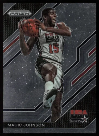 2022 2022-23 Panini Prizm Magic Johnson Basketball card — Front