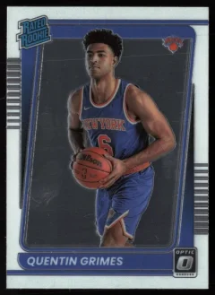2021 2021-22 Donruss Optic Quentin Grimes Basketball card front — Card Source Canada