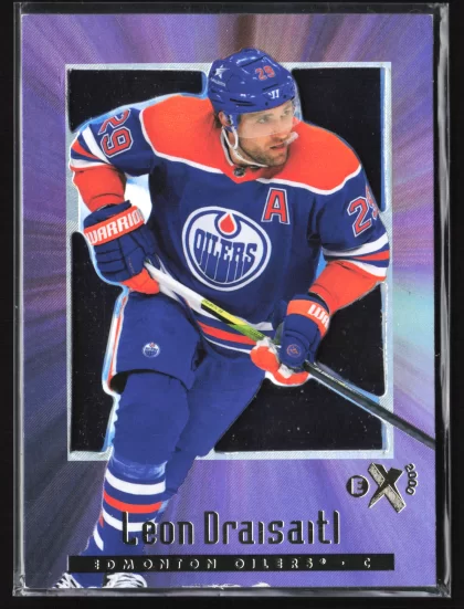 2023 2023-24 SkyBox E-X 2000 Leon Draisaitl Hockey card — Front