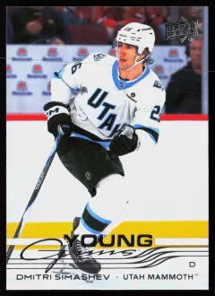 2025 2025-26 Upper Deck Dmitri Simashev Hockey card front — Card Source Canada