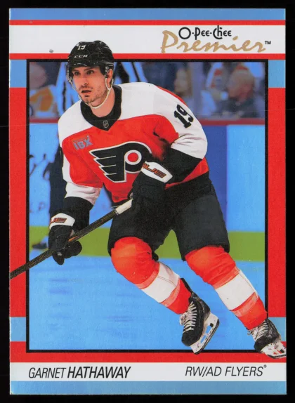 2025 2025-26 O-Pee-Chee Garnet Hathaway Hockey card — Front