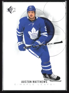 2020 2020-21 SP Authentic Auston Matthews Hockey card front — Card Source Canada
