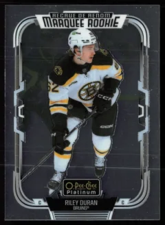 2025 2025-26 O-Pee-Chee Platinum Riley Duran Hockey card front — Card Source Canada