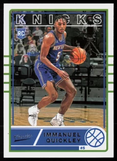 2020 2020-21 Panini Chronicles Immanuel Quickley Basketball card front — Card Source Canada