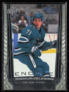2025 2025-26 Upper Deck Macklin Celebrini Hockey card front — Card Source Canada
