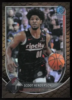 2025 2025-26 Bowman Scoot Henderson Basketball card front — Card Source Canada