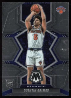 2021 2021-22 Panini Mosaic Quentin Grimes Basketball card front — Card Source Canada