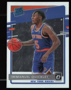 2020 2020-21 Donruss Optic Immanuel Quickley Basketball card front — Card Source Canada