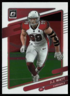 2021 2021 Donruss Optic J.J. Watt Football card front — Card Source Canada