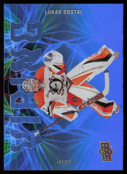 2025 2025-26 Upper Deck Lukas Dostal Hockey card — Front