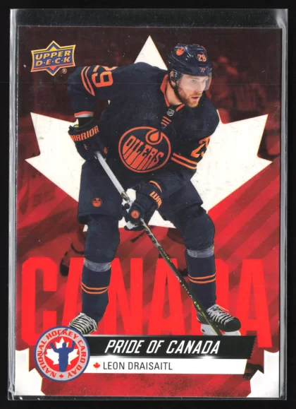 2022 2022 Upper Deck National Hockey Card Day Canada Leon Draisaitl Hockey card — Front