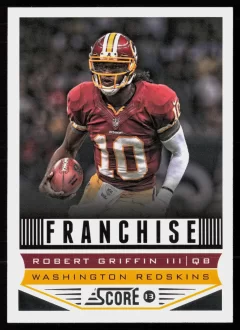 2013 2013 Score Robert Griffin III Football card front — Card Source Canada
