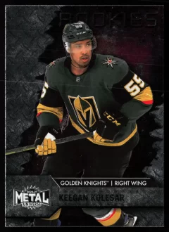 2020 2020-21 SkyBox Metal Universe Keegan Kolesar Hockey card front — Card Source Canada
