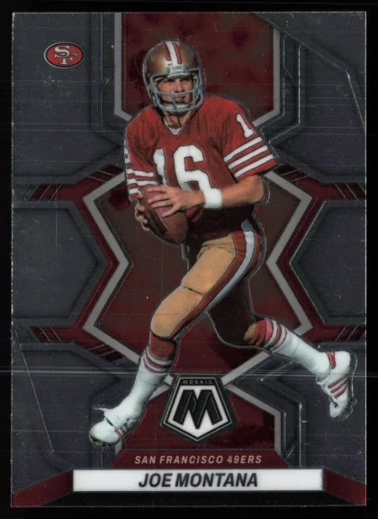 2022 2022 Panini Mosaic Joe Montana Football card — Front
