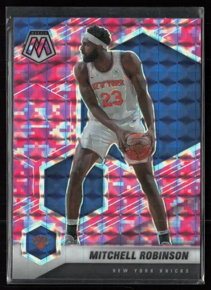 2020 2020-21 Panini Mosaic Mitchell Robinson Basketball card — Front