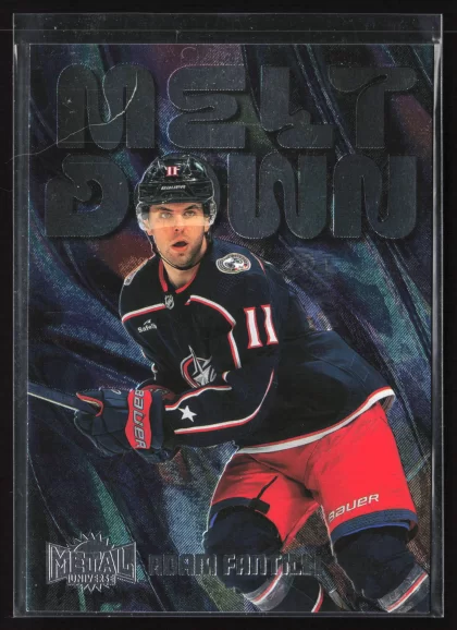 2023 2023-24 SkyBox Metal Universe Adam Fantilli Hockey card — Front
