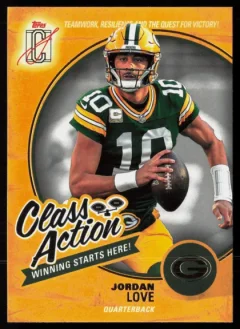 2025 2025 Topps Signature Class Jordan Love Football card front — Card Source Canada