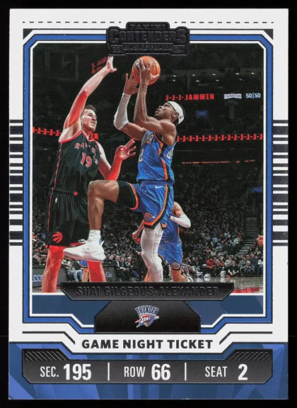 2023 2023-24 Panini Contenders Shai Gilgeous-Alexander Basketball card — Front
