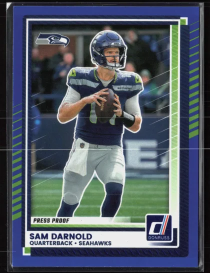 2025 2025 Donruss Sam Darnold Football card — Front