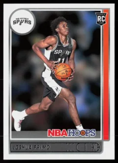 2021 2021-22 Hoops Joshua Primo Basketball card front — Card Source Canada