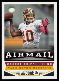 2013 2013 Score Robert Griffin III Football card front — Card Source Canada