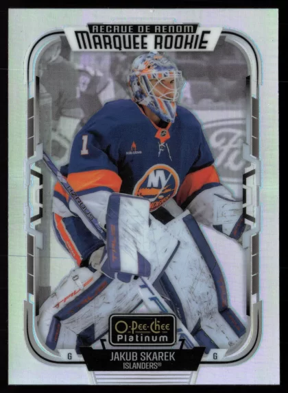 2025 2025-26 O-Pee-Chee Platinum Jakub Skarek Hockey card — Front