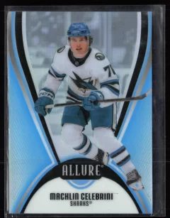 2025 2025-26 Upper Deck Allure Macklin Celebrini Hockey card front — Card Source Canada