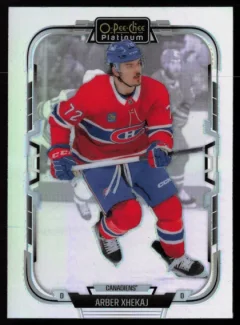 2025 2025-26 O-Pee-Chee Arber Xhekaj Hockey card front — Card Source Canada