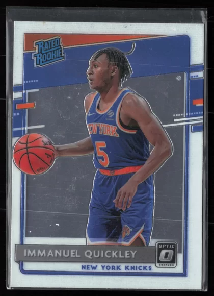 2020 2020-21 Donruss Optic Immanuel Quickley Basketball card — Front