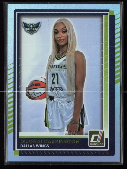 2025 2025 Donruss WNBA DiJonai Carrington Basketball card — Front