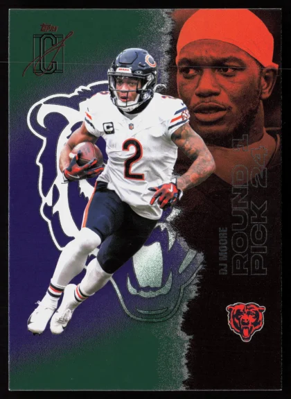 2025 2025 Topps Signature Class DJ Moore Football card — Front