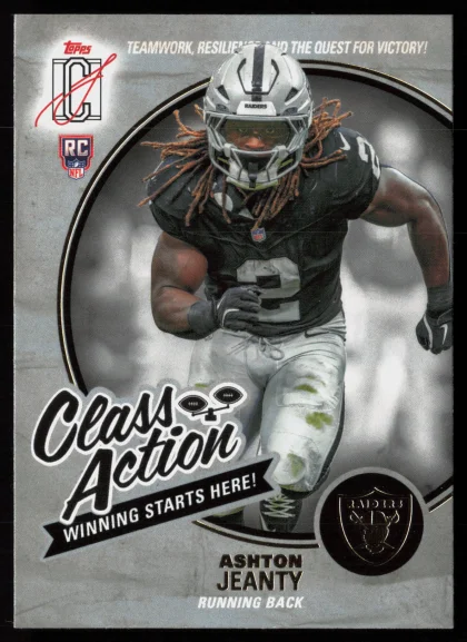 2025 2025 Topps Signature Class Ashton Jeanty Football card — Front