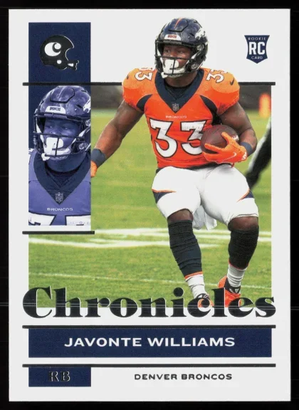 2021 2021 Panini Chronicles Javonte Williams Football card — Front