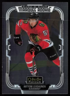 2025 2025-26 O-Pee-Chee Platinum Artyom Levshunov Hockey card front — Card Source Canada