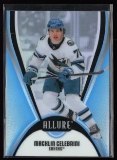 2025 2025-26 Upper Deck Allure Macklin Celebrini Hockey card front — Card Source Canada