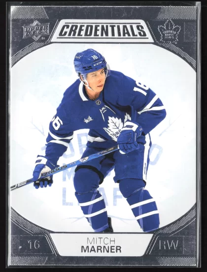 2022 2022-23 Upper Deck Credentials Mitch Marner Hockey card — Front