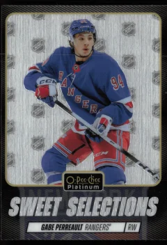 2025 2025-26 O-Pee-Chee Platinum Gabe Perreault Hockey card front — Card Source Canada