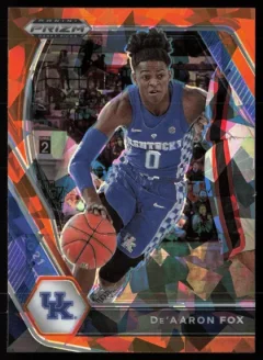 2021 2021 Panini Prizm Draft Picks De'Aaron Fox Basketball card front — Card Source Canada