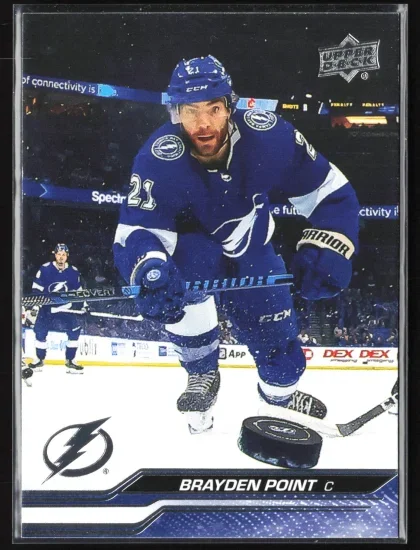 2023 2023-24 Upper Deck Brayden Point Hockey card — Front