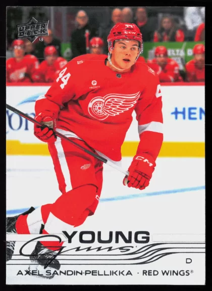 2025 2025-26 Upper Deck Axel Sandin-Pellikka Hockey card — Front