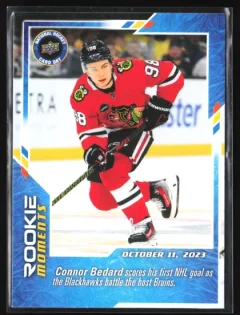 2024 2024 Upper Deck National Hockey Card Day Connor Bedard Hockey card front — Card Source Canada