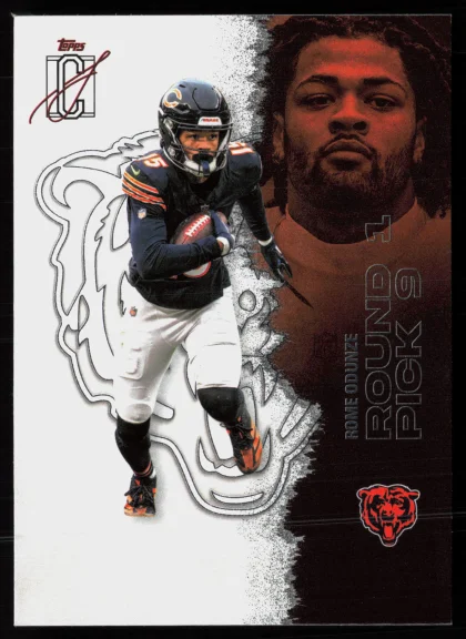 2025 2025 Topps Signature Class Rome Odunze Football card — Front