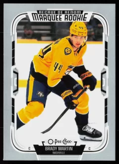2025 2025-26 O-Pee-Chee Brady Martin Hockey card front — Card Source Canada