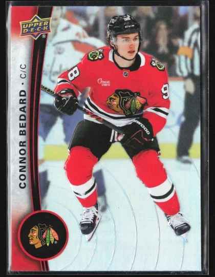 2025 2025-26 Upper Deck Tim Hortons Connor Bedard Hockey card — Front