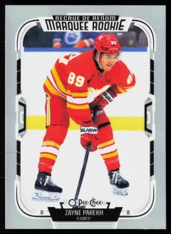 2025 2025-26 O-Pee-Chee Zayne Parekh Hockey card front — Card Source Canada