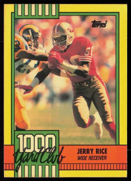 1990 1990 Topps Jerry Rice Football card — Front