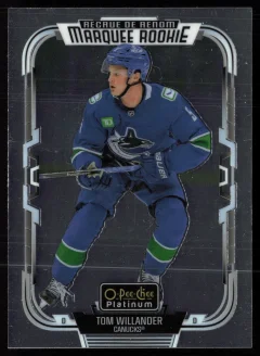 2025 2025-26 O-Pee-Chee Platinum Tom Willander Hockey card front — Card Source Canada