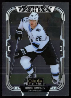 2025 2025-26 O-Pee-Chee Platinum Dmitri Simashev Hockey card front — Card Source Canada